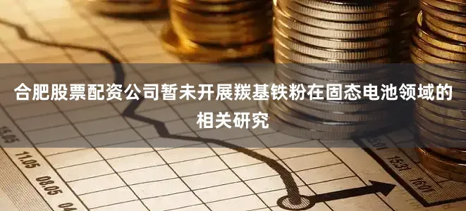 合肥股票配资公司暂未开展羰基铁粉在固态电池领域的相关研究